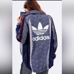 Limited Edition RARE Adidas Shelltoe Print Running Jacket with Hood